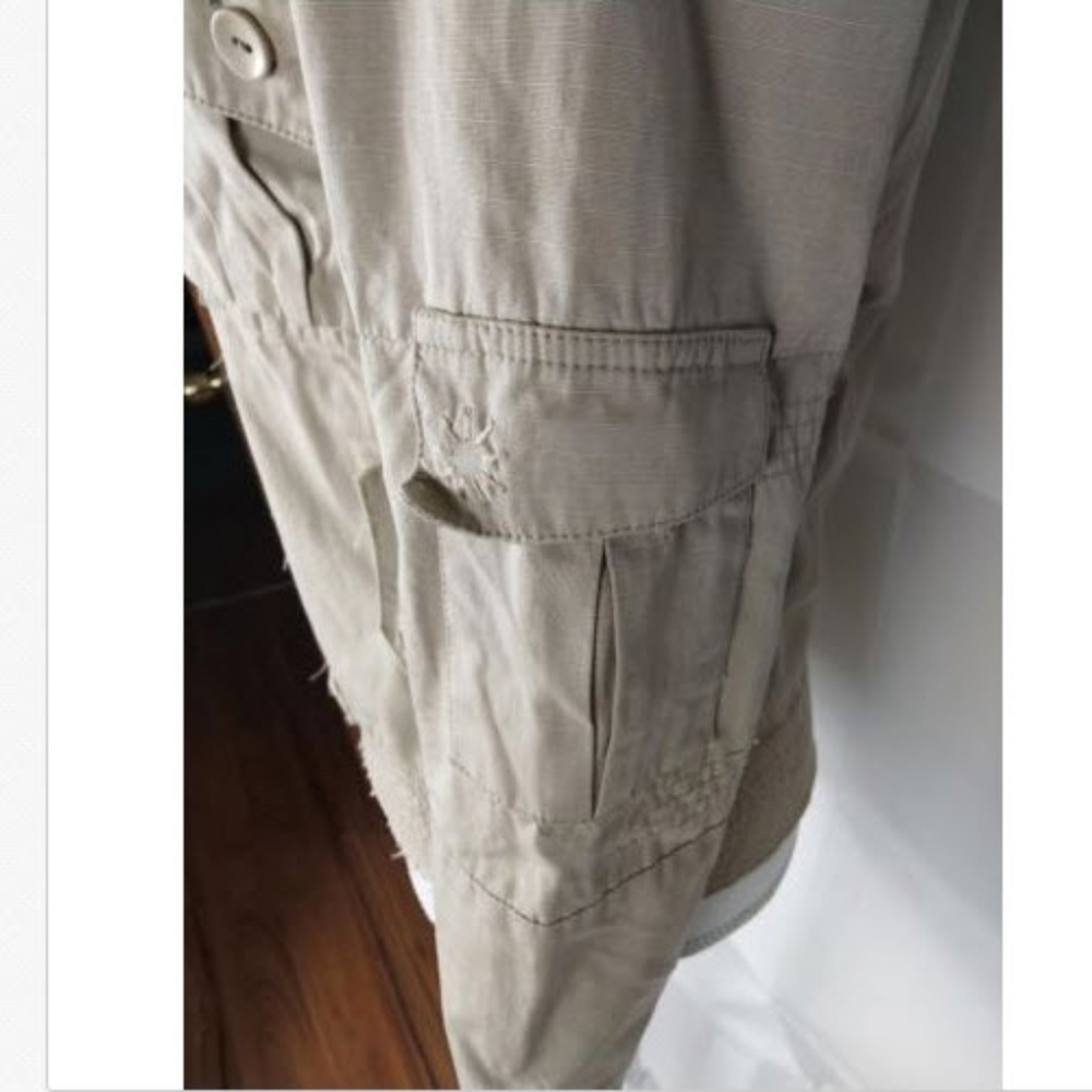 DC Jacket Sz S Beige Military Style Women's - Picture 3 of 8